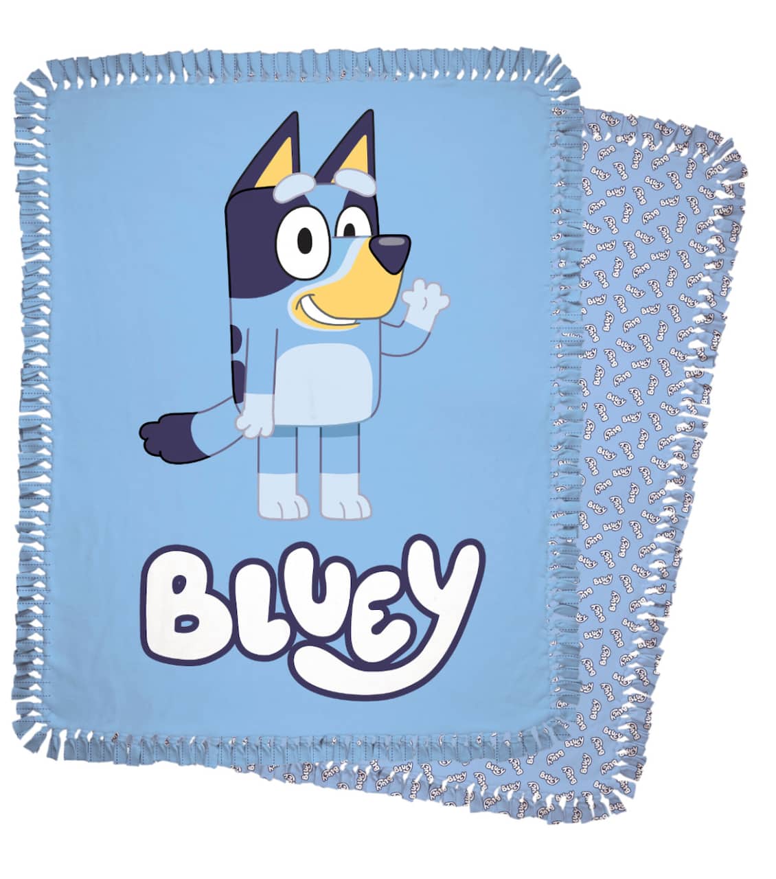 Bluey 48" No Sew Fleece Throw Kit